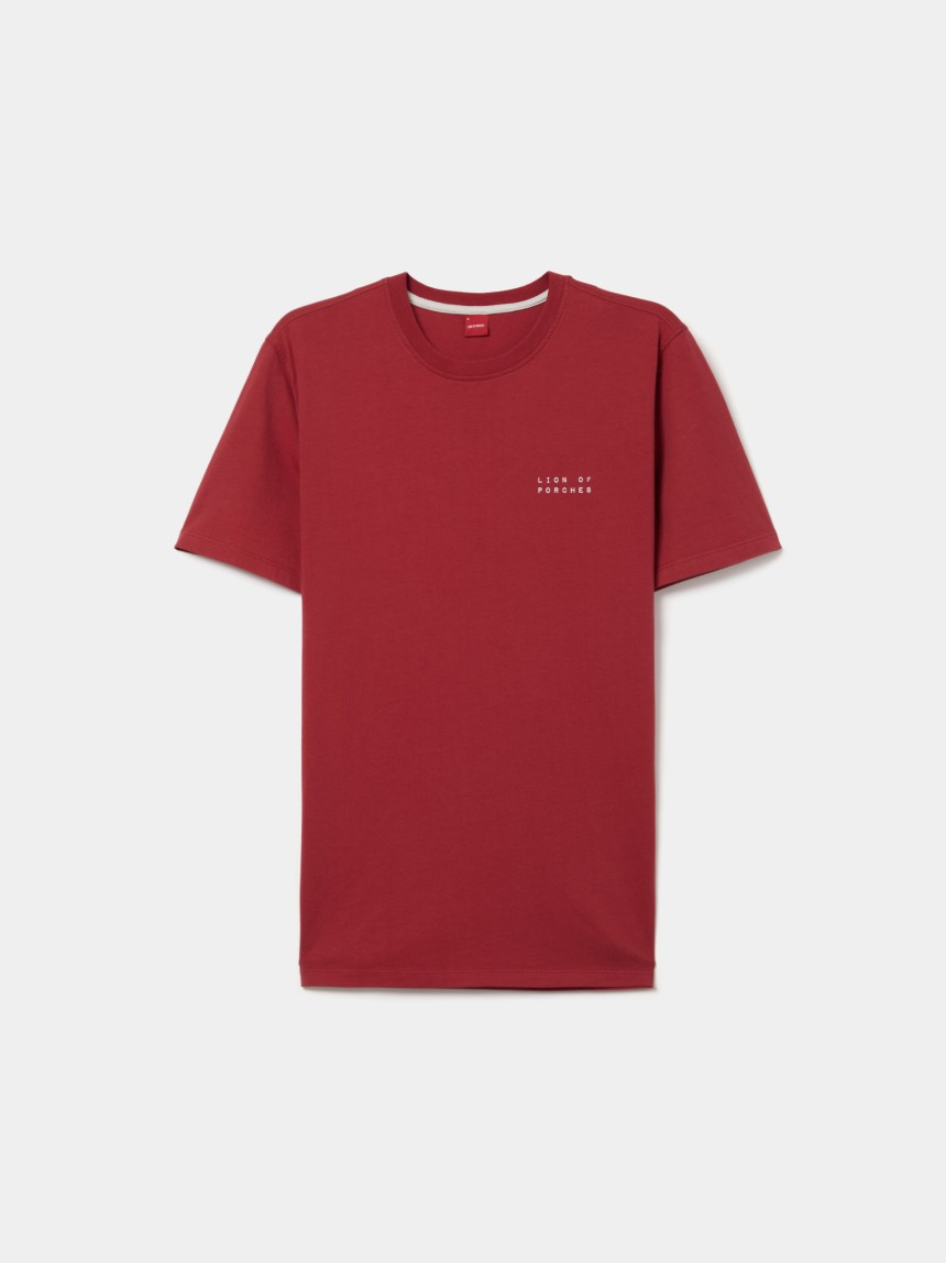 T-shirt de manga curta em algodão