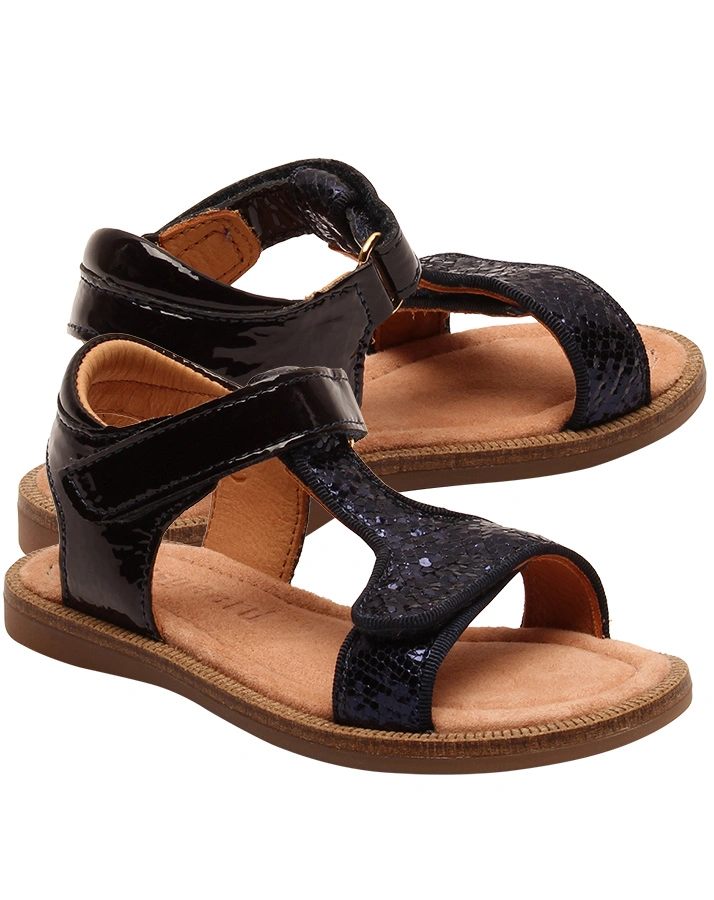 Sandalen ALMA O in navy patent