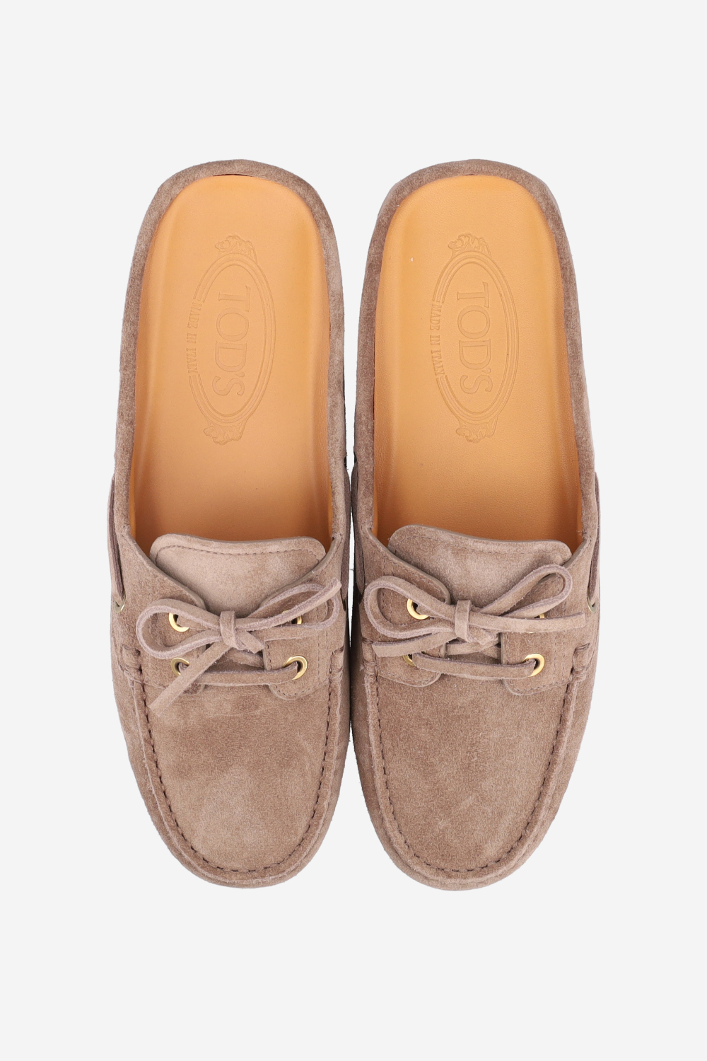 Gommino suede loafers