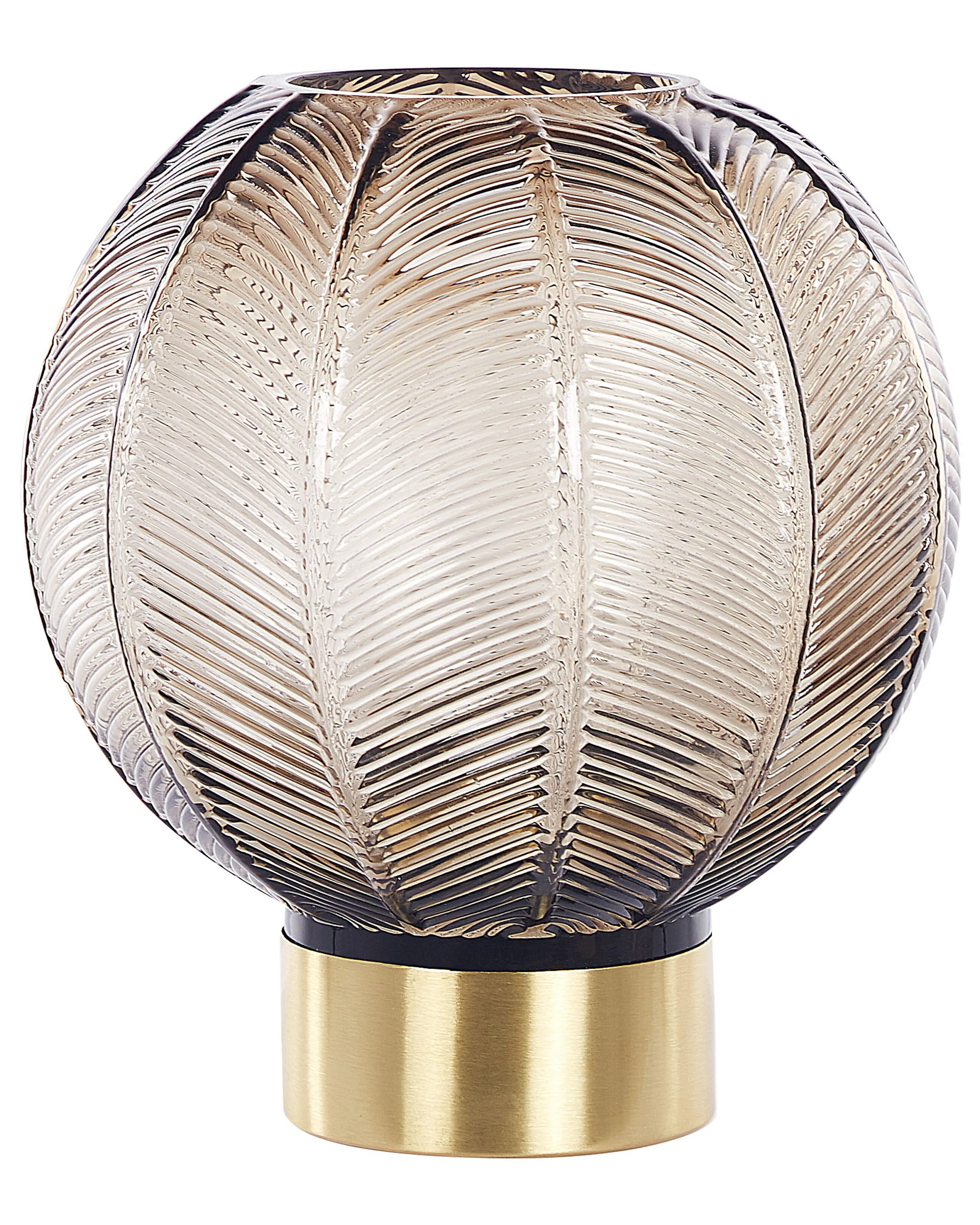 Bloemenvaas FELLI Glas 24 cm Bruin