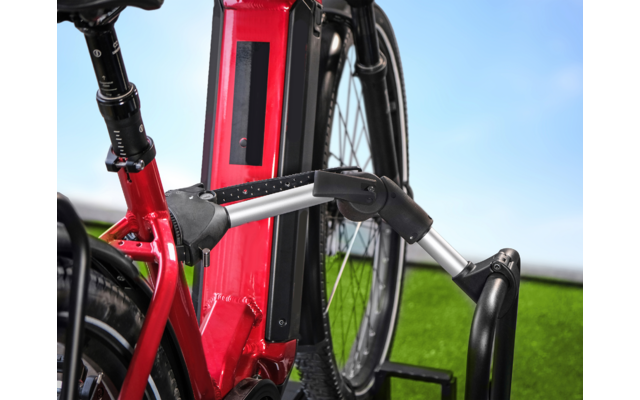 Eufab Verstellbarer Strap-Rahmenhalter für Fahrradträger