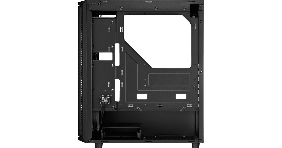SharkoonSK3 RGB midi tower behuizing  (Zwart | 3x USB-A | RGB | Tempered Glass)