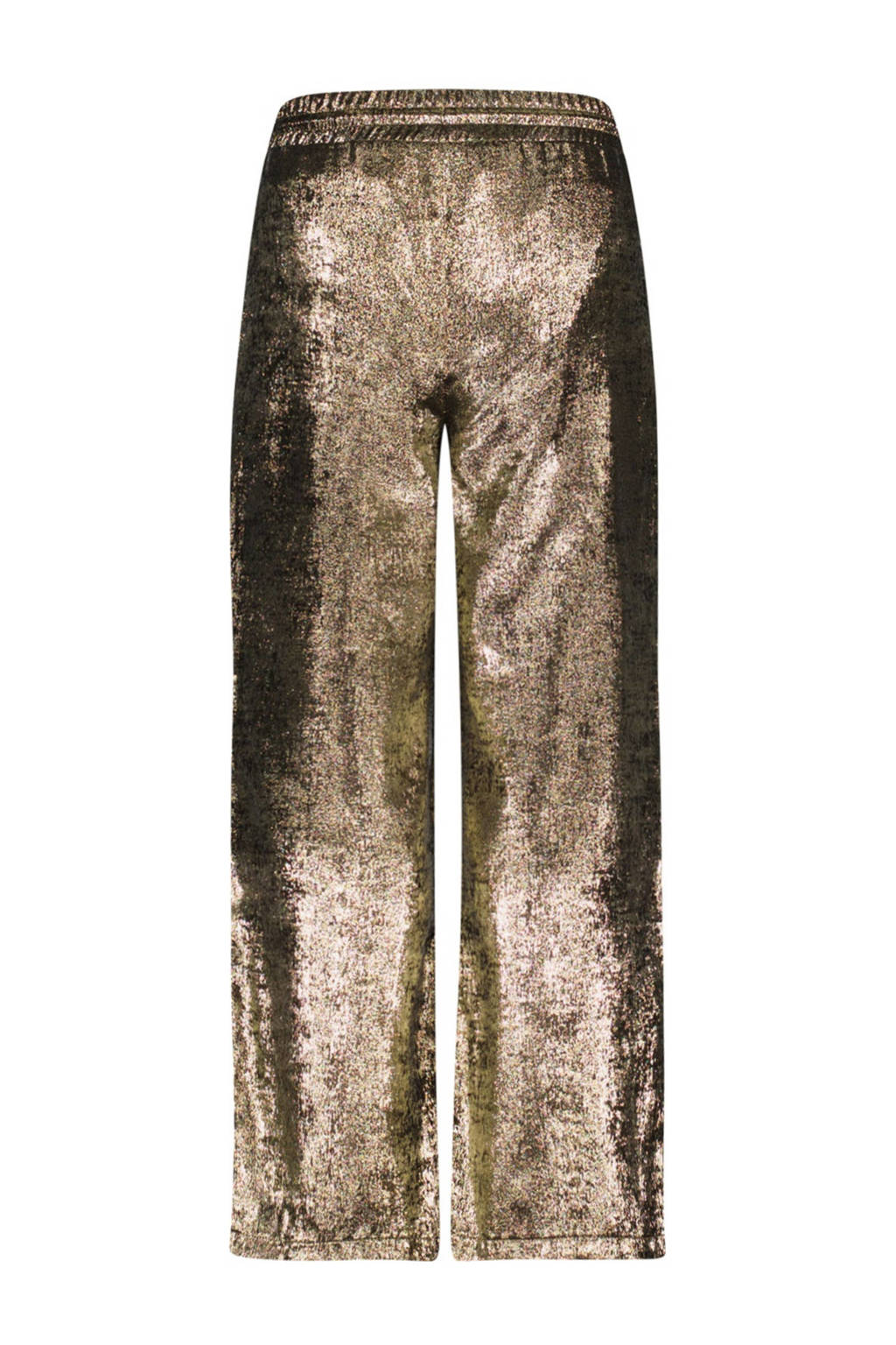 Like Flo straight fit broek Fenya goud