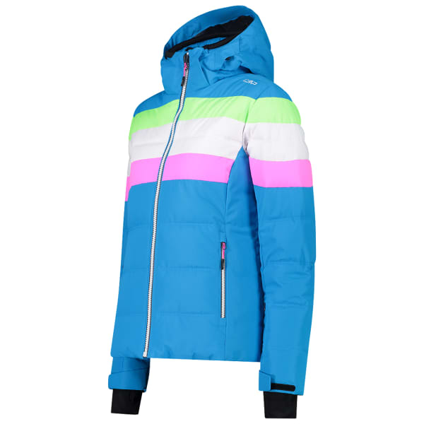 Veste de ski CMP WOMAN JKT ZIP HOOD TURCHESE