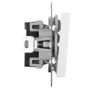 Gira ST55 inbouw serieschakelaar wit