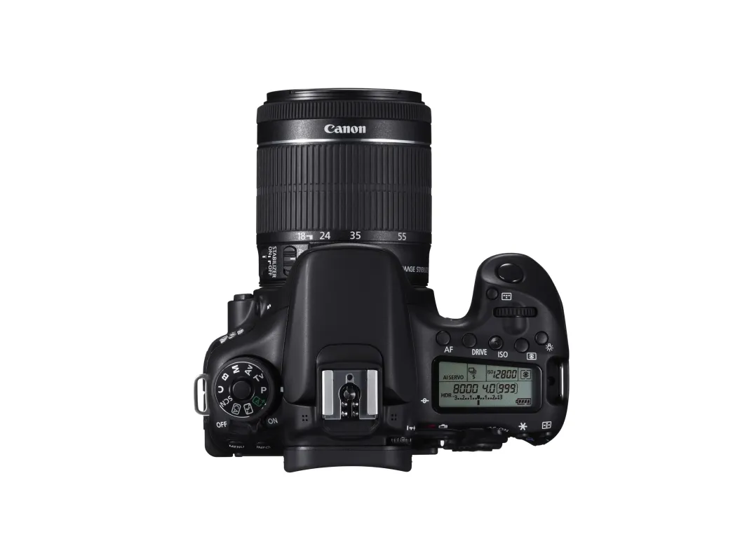 Canon EOS 70D - Digitalkamera - SLR - 20.2 MP - APS-C - 1080p - 3x optisk zoom EF-S 18-55 mm IS STM objektiv - Wireless LAN