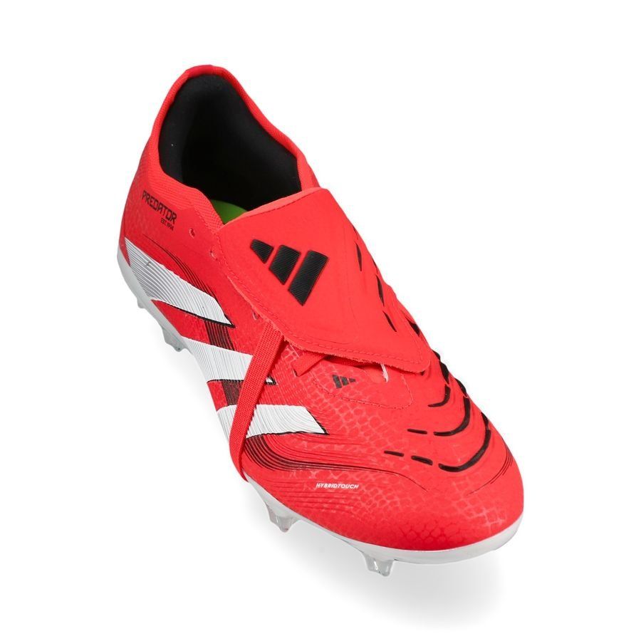 adidas Predator Pro Fold-over Tongue FG Pure Victory - Lucid Red/Blanc/Noir