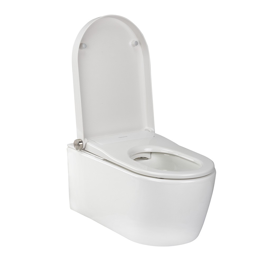 Rapowash Bold douche wc met zitting wit glans