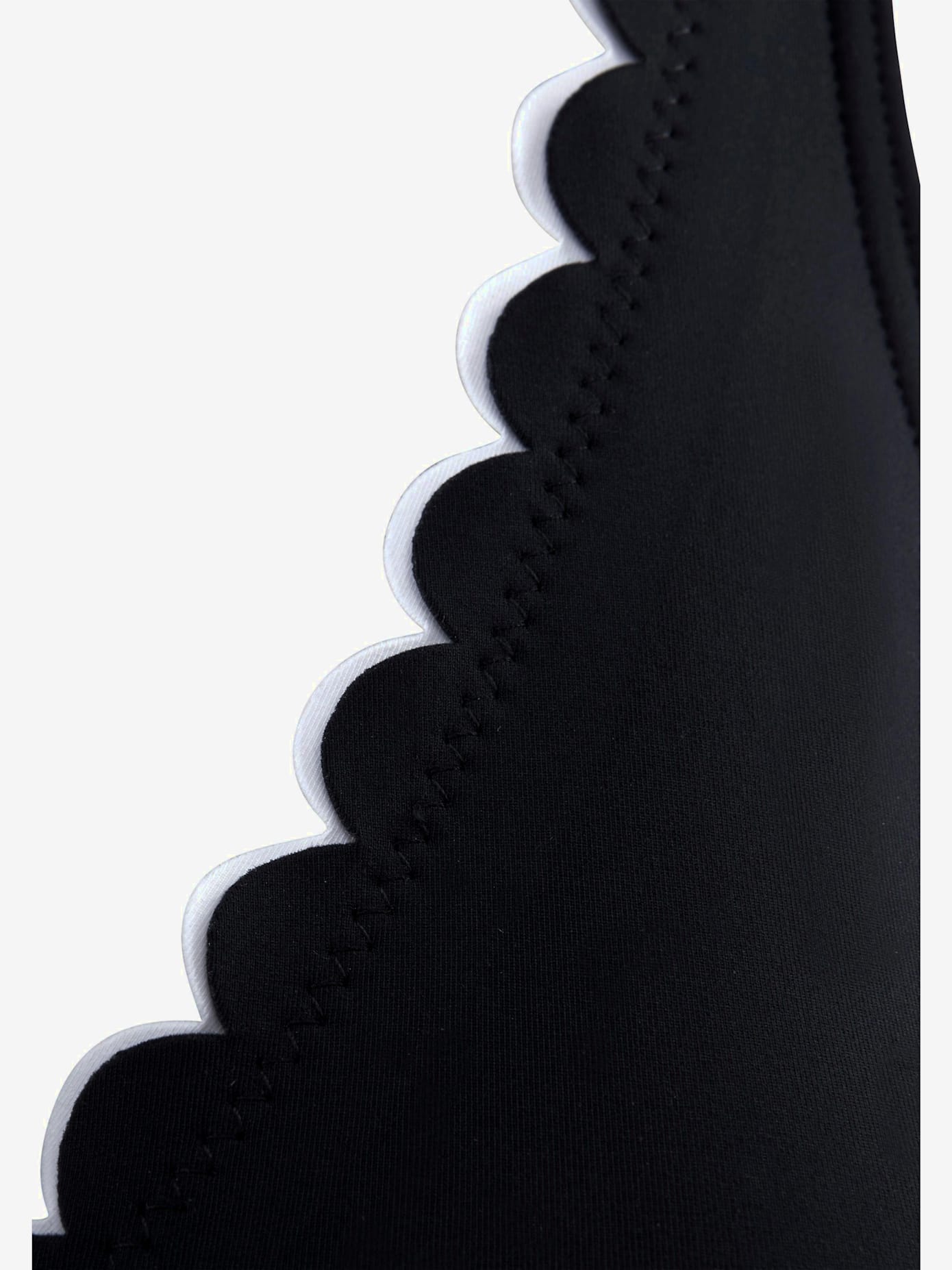 Haut de maillot de bain à armatures double bordure cocotte