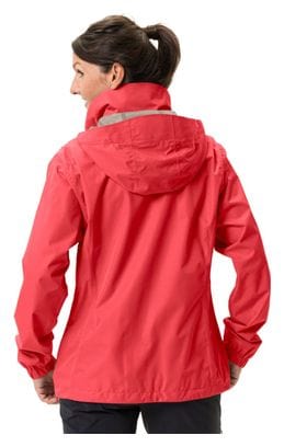 Veste Imperméable Femme Vaude Escape Light Rouge