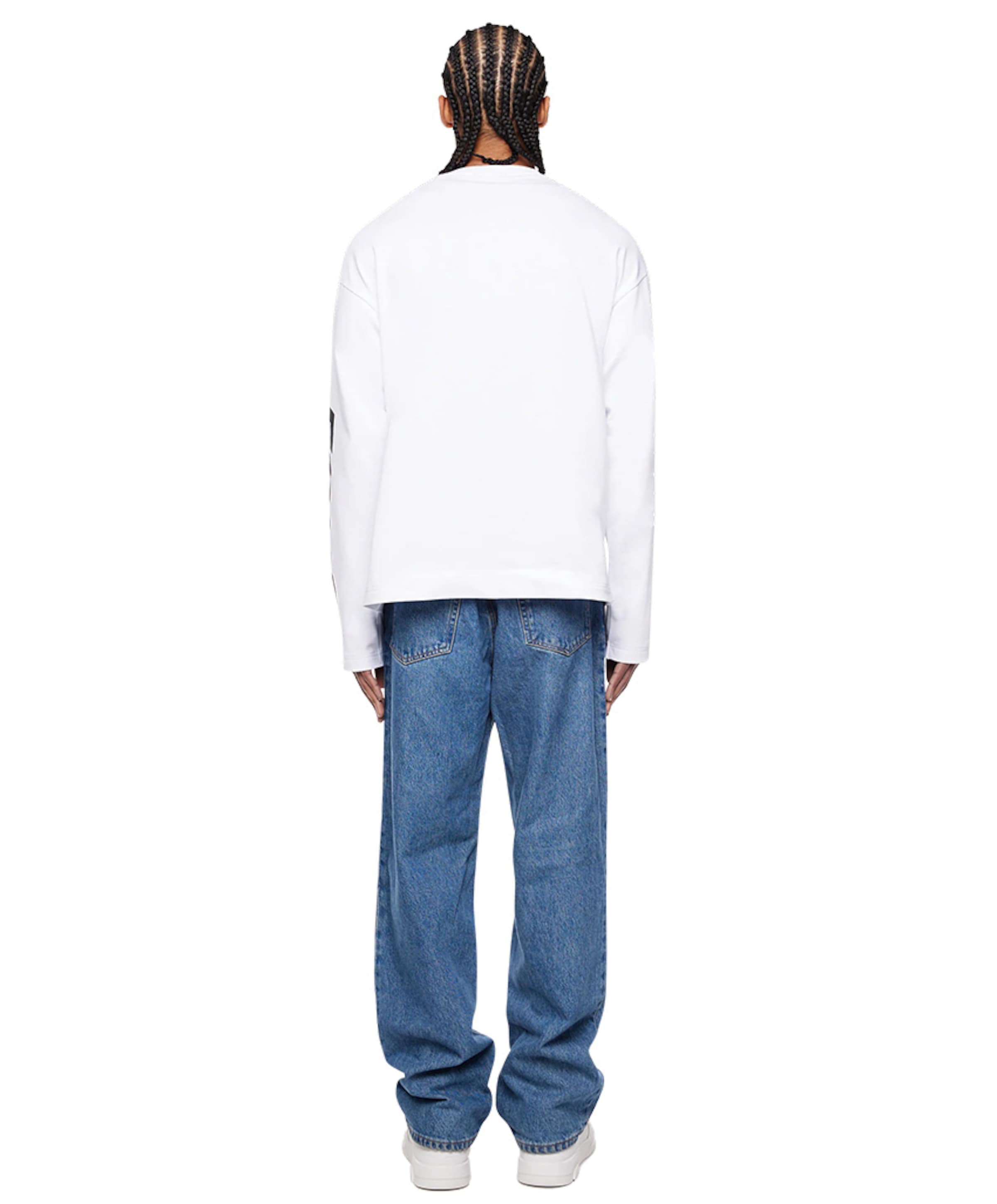 FOUR Heren longsleeve wit