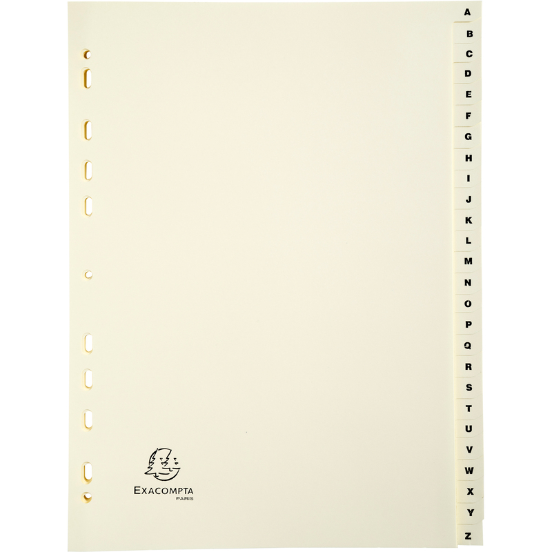 Exacompta Register, beige, A4, A-Z
