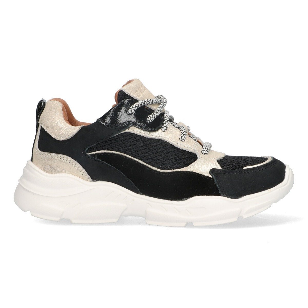 River Run - Lage Sneakers Braqeez Zwart