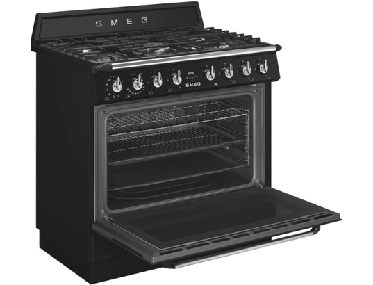 SMEG - Piano de cuisson TR90GMBL