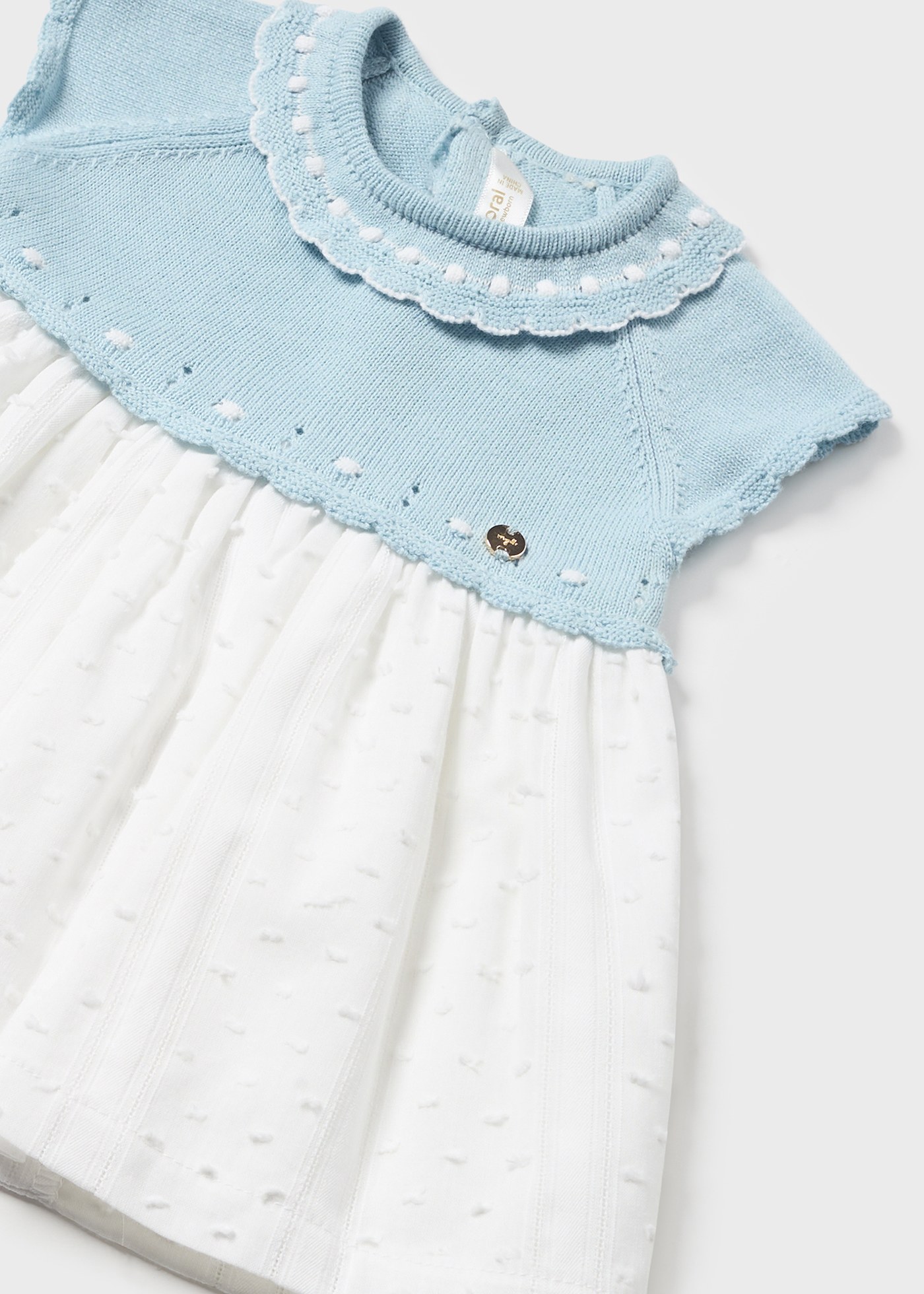 Vestido Better Cotton para recém-nascida Cristal