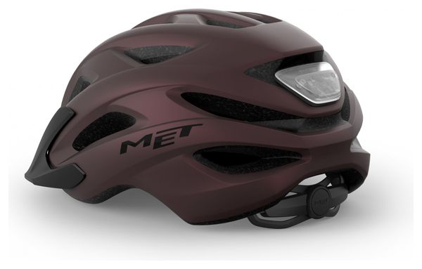 Casque MET Crossover Burgundy Mat