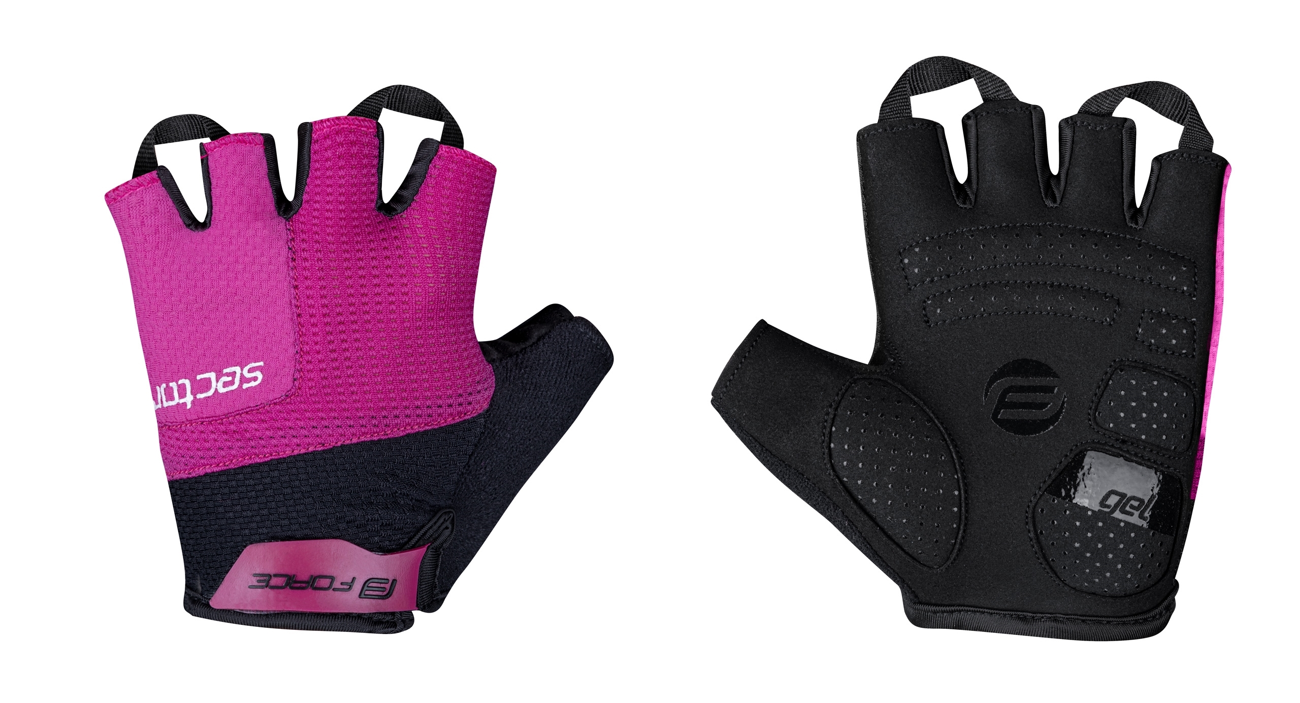 Force Sector Lady Cykelhandsker Sort/Pink