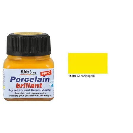 KREUL Glass & Porcelain Classic, kanariengelb, 20 ml