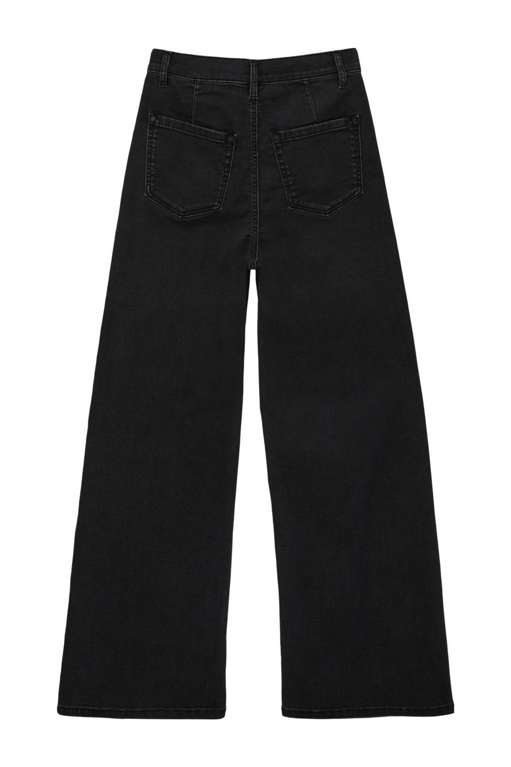 s.Oliver high waist wide leg jeans black denim REG