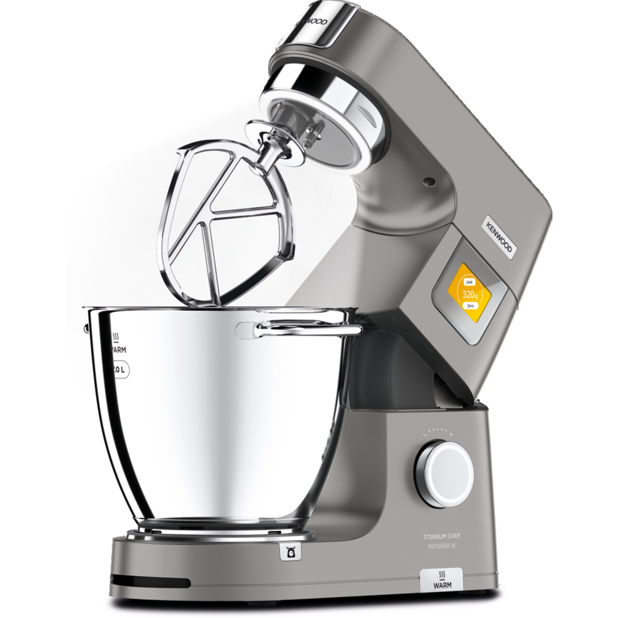 Kenwood Küchenmaschine Titanium Chef Patissier XL Küchenmaschine KWL90.004SI