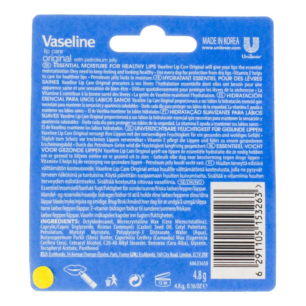 Vaseline Original Lip Care - 1 stk.