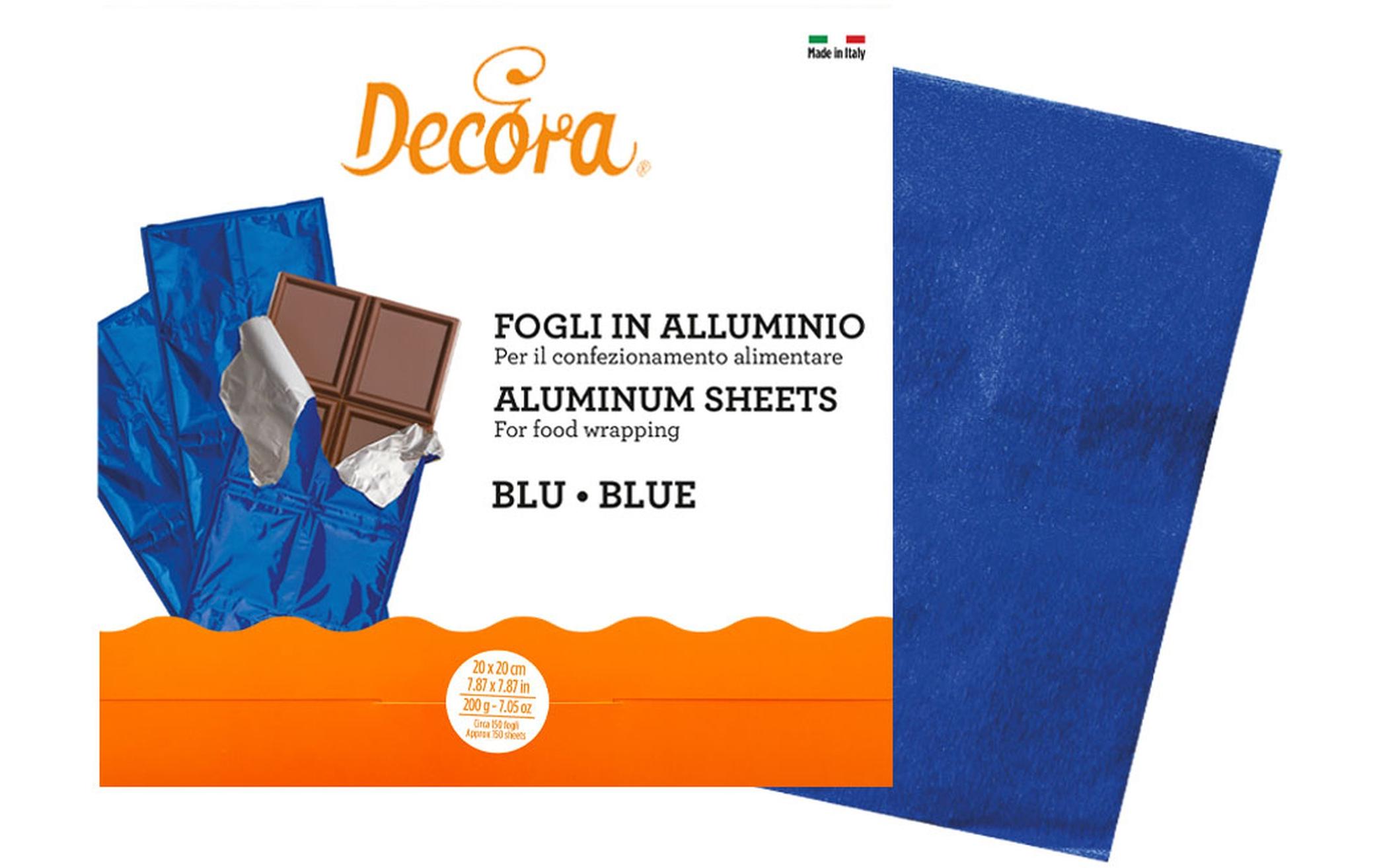Alufolie 20 cm x 0.2 m, BlauAluminiumfolie