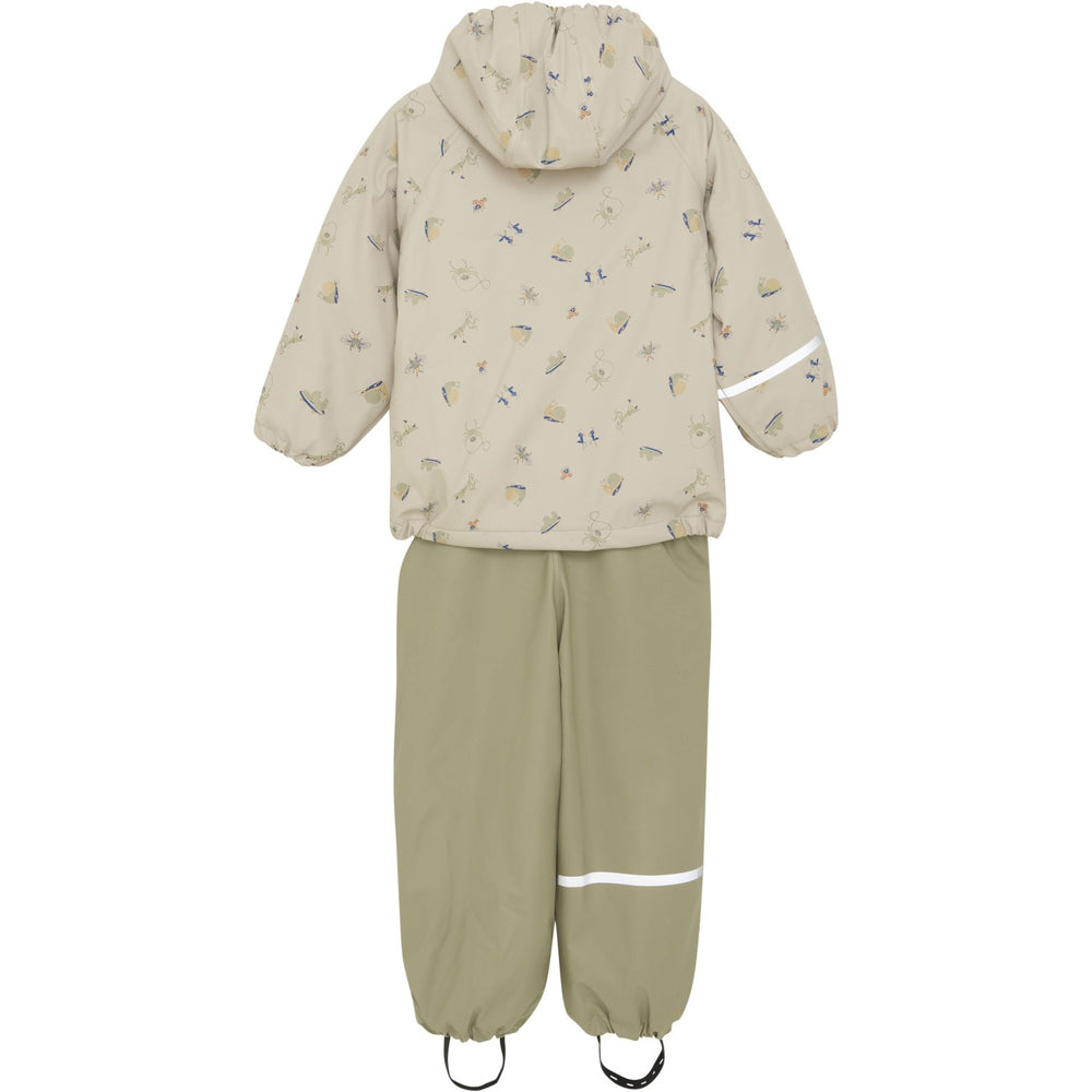 Køb CeLaVi White Pepper Regntøj Sæt Aop W. Fleece