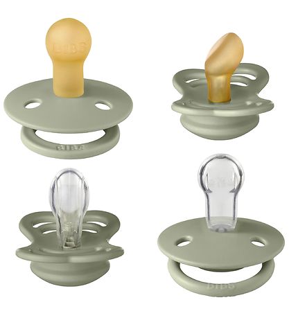 BIBS Sutter - Try-it Collection - 4-Pak - Str. 1 - Sage