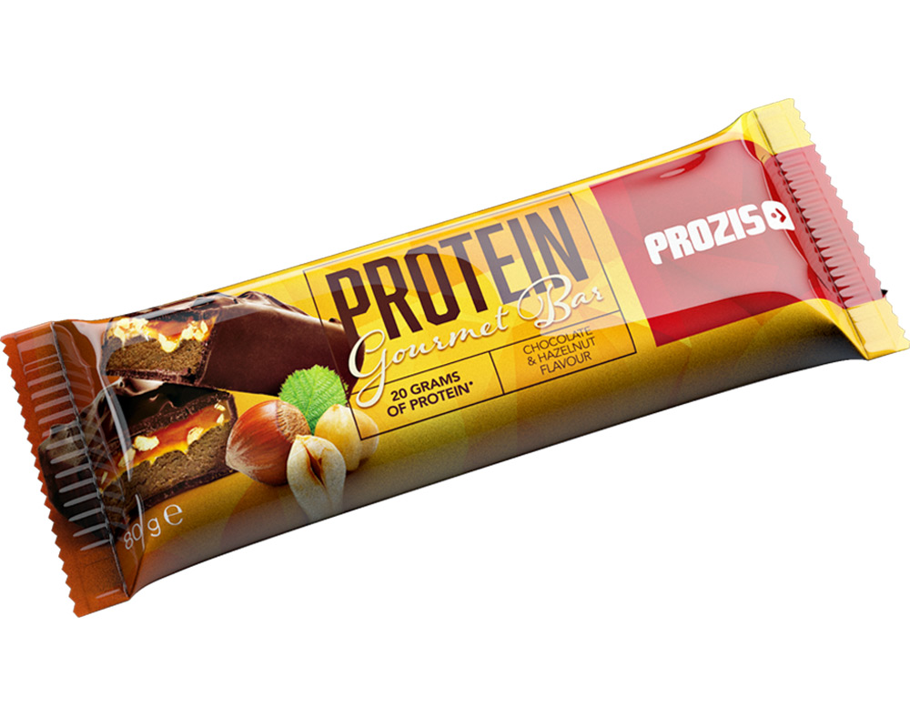 BARRA PROZIS GOURMET PROTEICA CHOCOLATE E AVELÃ 80G