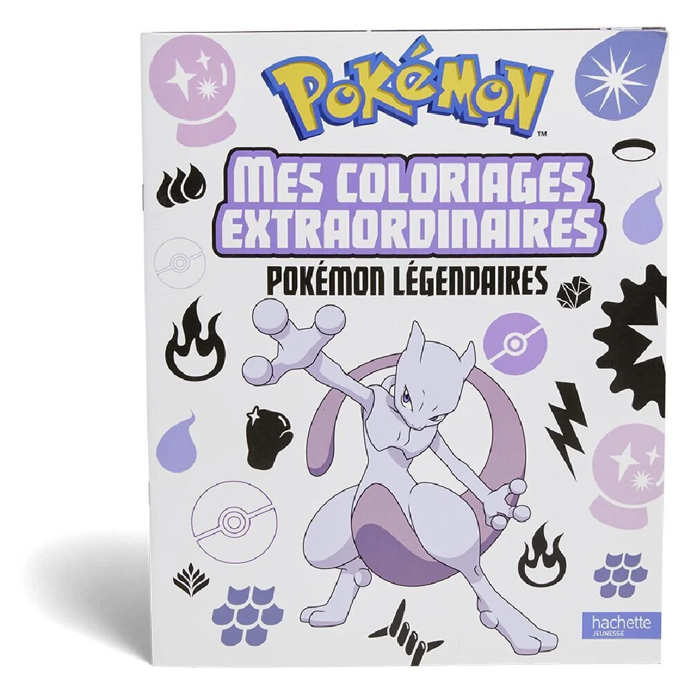Cahier Pokémon Légendaires - Mes coloriages extraordinaires