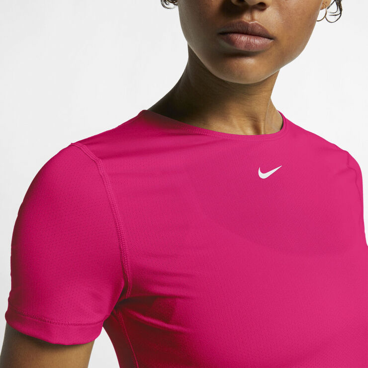 Nike Pro Mesh T-shirt Pink
