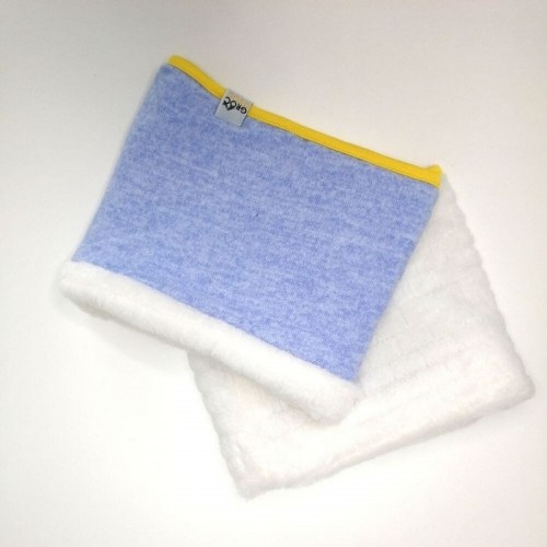 Cachecol reversível Uoamy para cães, azul claro