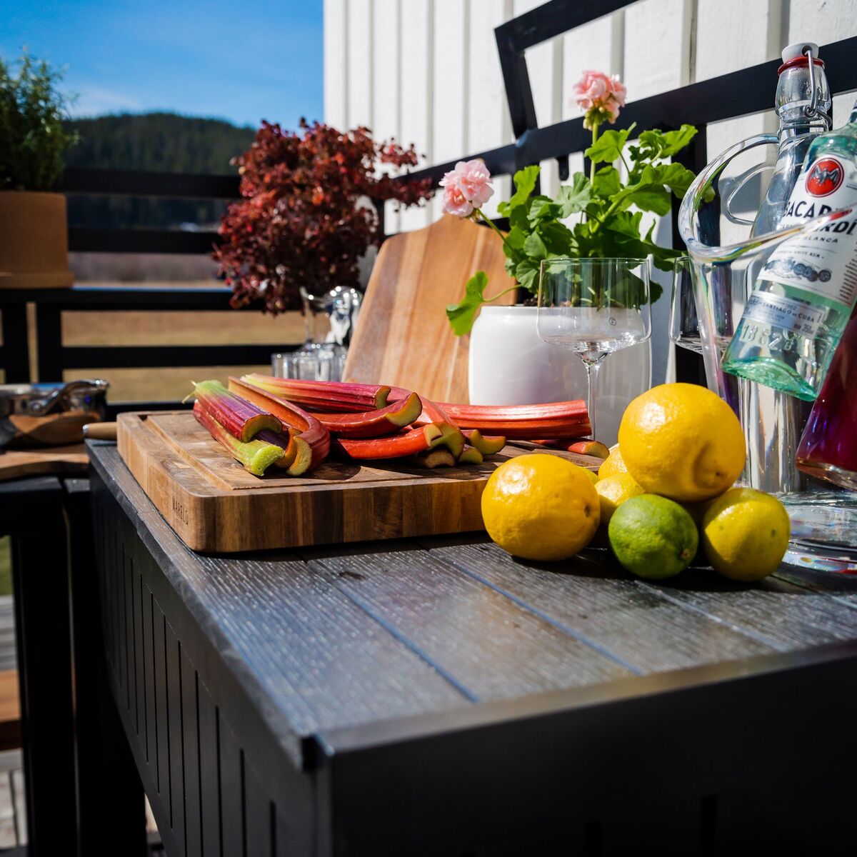 Utekjøkken med oppbevaring 90 x 56 cm