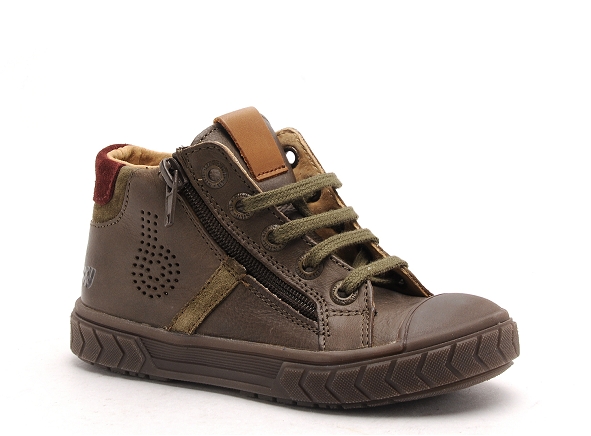 Bopy boots bottine enfant vincent kaki