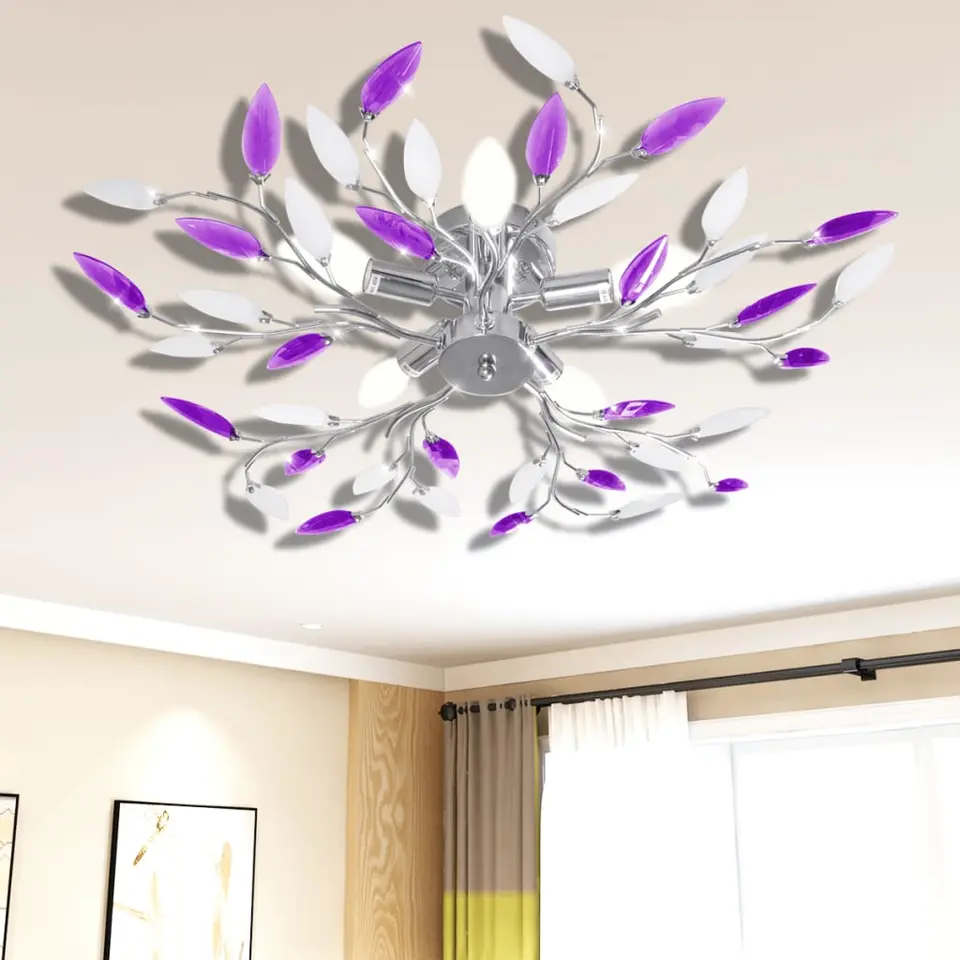 vidaXL - Hanglamp - Multikleur - Acryl - 70 x 15 cm