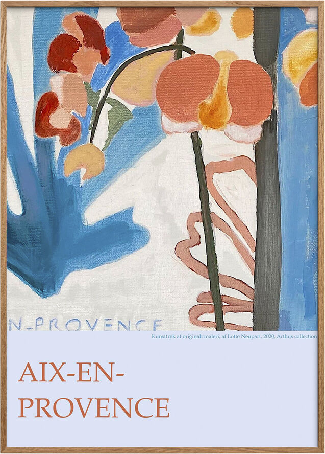 Poster & Frame Aix en Provence Flerfarvet