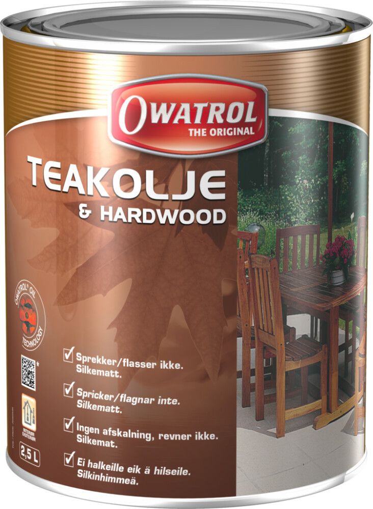 TEAKOLJE OWATROL 2,5 LITER