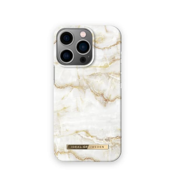 Ideal of Sweden iPhone 13 Pro Deksel Fashion Case Golden Pearl Marble