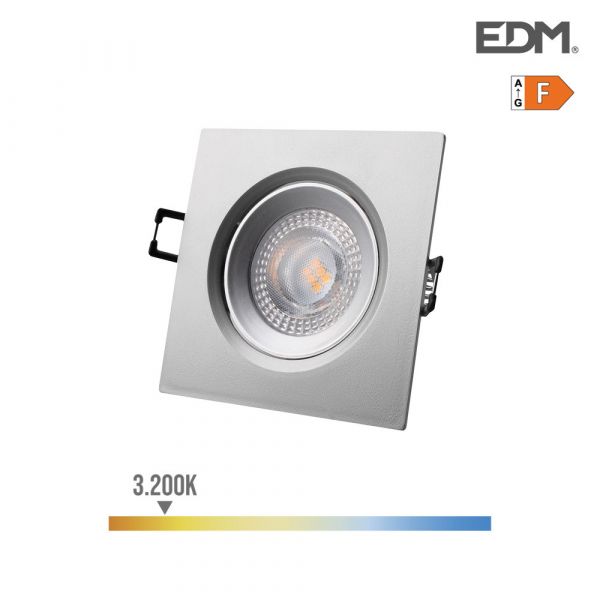 EDM Downlight Led Encastravel 5w 380 Lumen 3.200k Quad - EDM31658