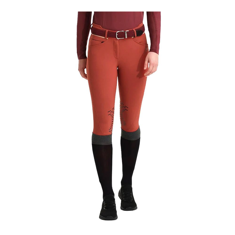 Horse Pilot X-DESIGN - Pantalon siliconé Femme terracotta
