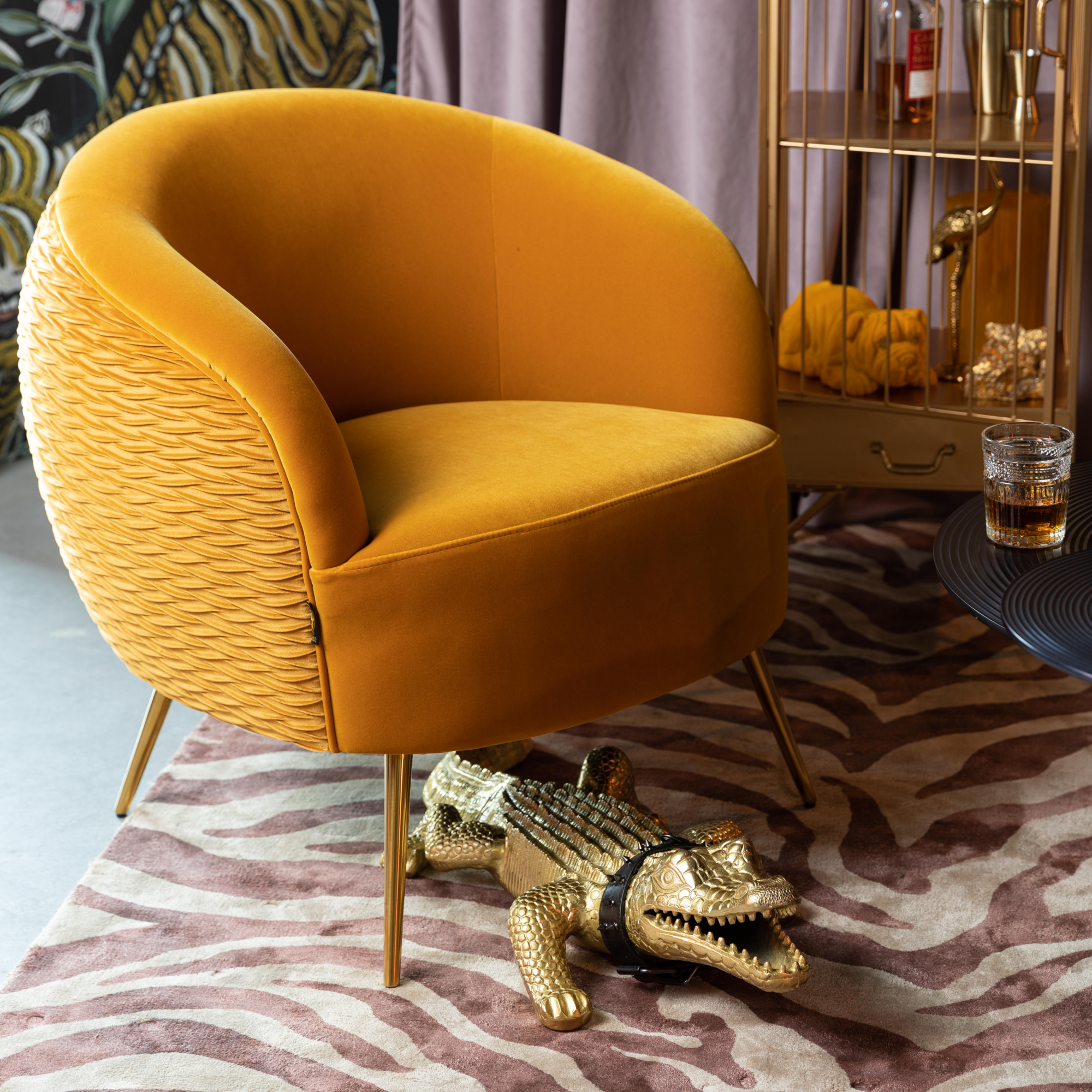 Fauteuil So curvy groen