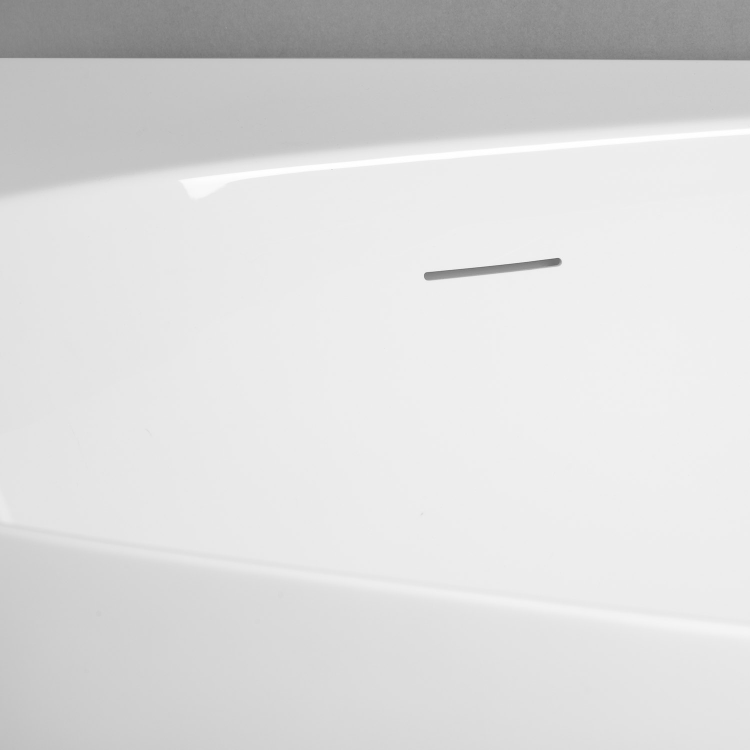 Kerra Lucy half vrijstaand bad 170x80cm wit