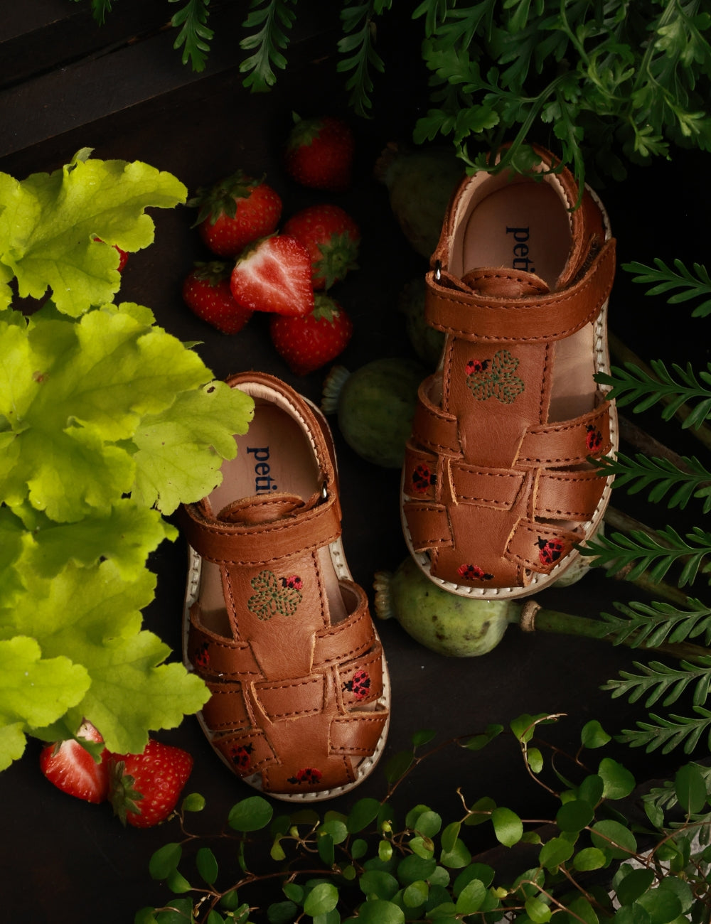 Ladybug Classic Sandal - Cognac