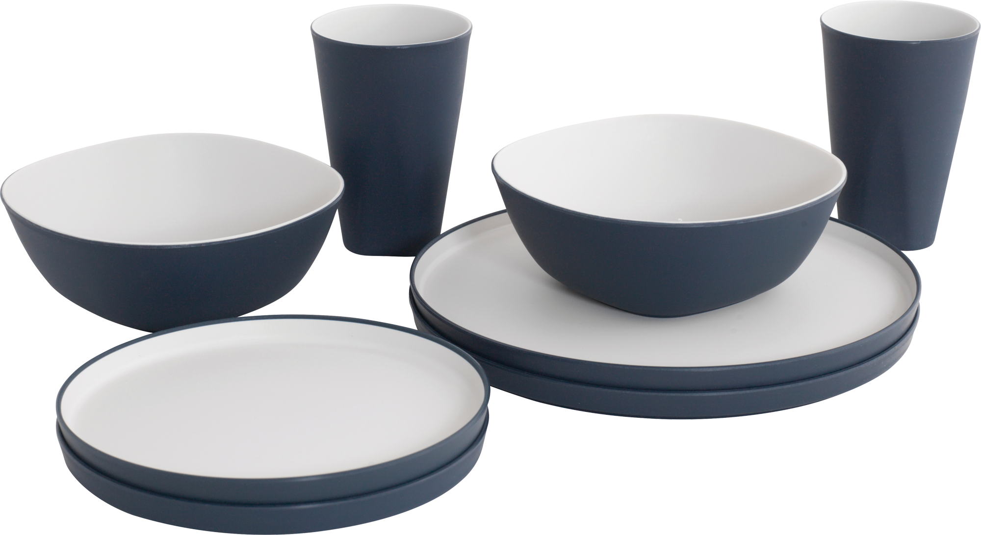 Outwell Gala 2 Personen Dinner Set 8 teilig Navy Night