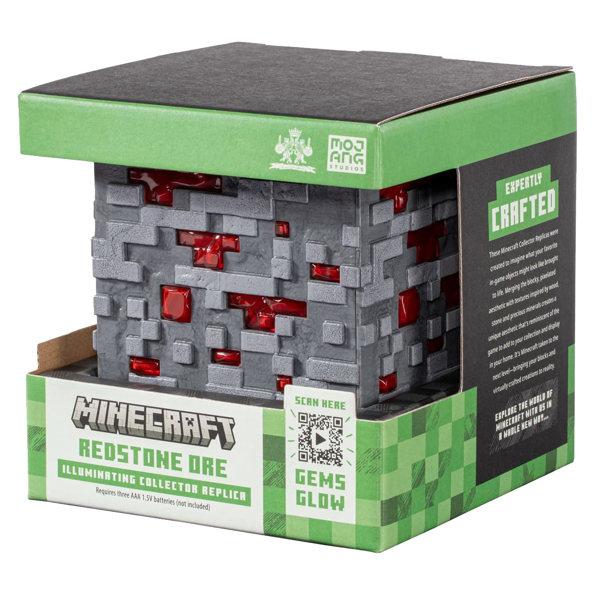 Minecraft Redstone Ore dekorativt lys