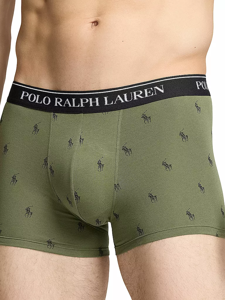 POLO RALPH LAUREN Pants 3er Pkg grdn trl aop olive