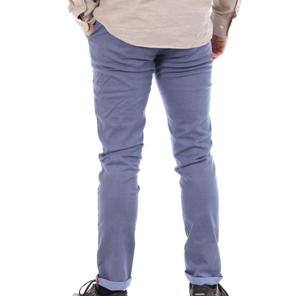La Maison Blaggio Chino Bleu Homme La Maison Blaggio Tamar