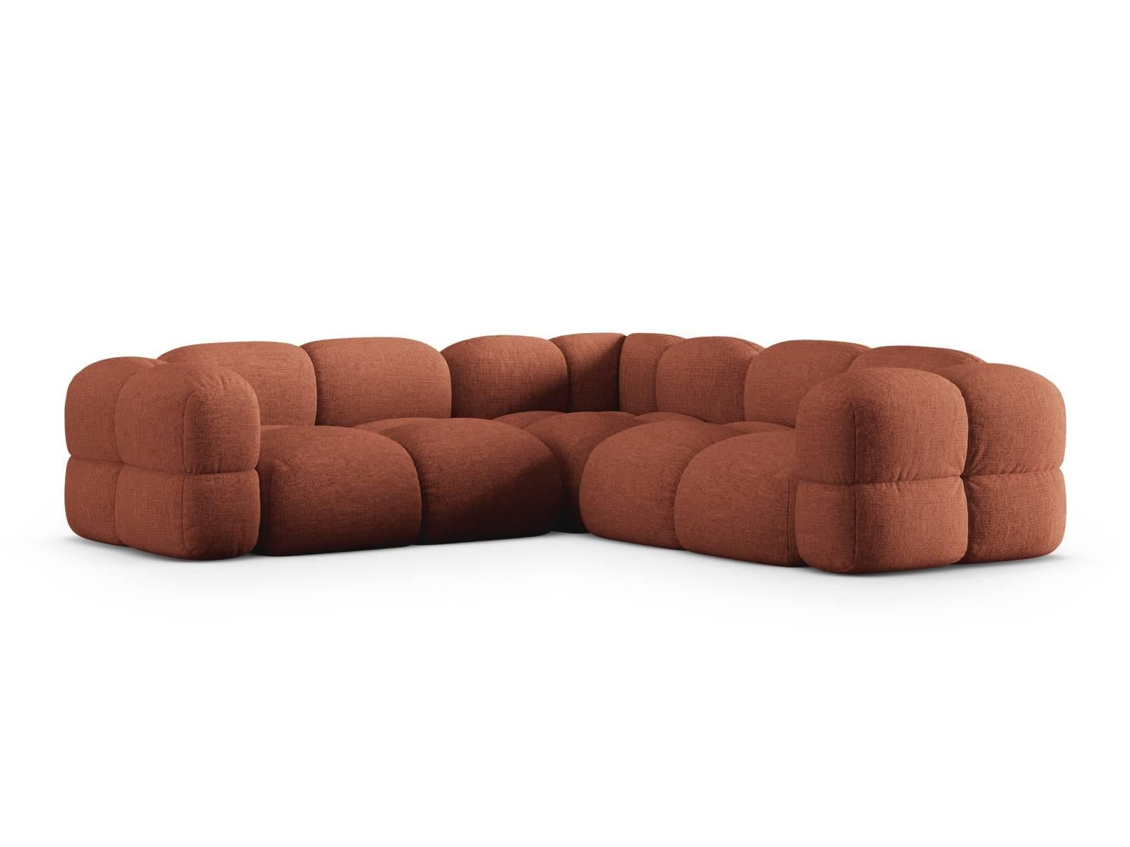 Cosmopolitan Design Loretto Hoekbank Symmetrisch - Koraal