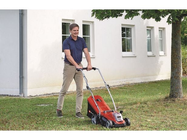Einhell Akku-Rasenmäher GE-CM 18/33 Li-Solo Akkubetriebene Rasenmäher
