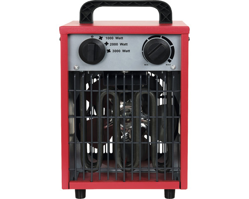 Elektrische ventilatorkachel rood 3000 W